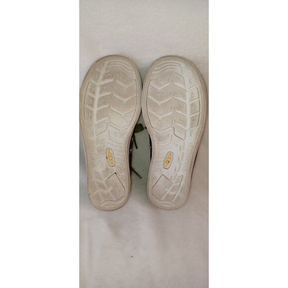 Keen Elsa II Quilted Lace Up Olive Green Sneakers Low Top Shoes Womens Size 5.5 - Picture 7 of 8